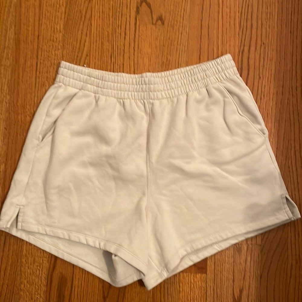 Abercrombie & Fitch Soft AF Collection Cream Lounge Shorts Size L